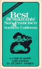 Best Restaurants San Francisco and Northern California
