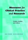 Measures for Clinical Practice and Research A Sourcebook Volume 1 Couples Families and Children