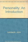 Personality An Introduction