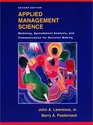 Applied Management Science A ComputerIntegrated Approach for Decision Making 2nd Edition