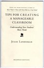 Tips for Creating a Manageable Classroom Understanding Your Students' Basic Needs
