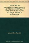 ithe College Writer/i Cd For Samples Used with VanderMeyThe College Writer