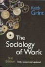 The Sociology of Work Introduction
