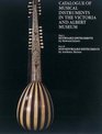 Catalogue of Musical Instruments in the Victoria  Albert Museum Part I  Keyboard Instruments