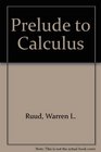 Prelude to Calculus