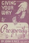 Giving Your Way to Prosperity