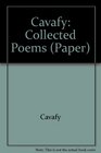 CP Cavafy Collected Poems