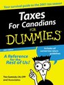 Taxes for Canadians for Dummies 2001 Edition
