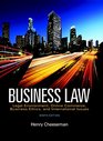 Business Law Legal Environment Online Commerce Business Ethics and International Issues