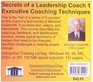 Secrets of a Leadership Coach 1 Executive Coaching Techniques