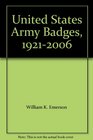 United States Army Badges 19212006