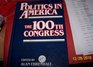 Politics in America The 100th Congress/With Map