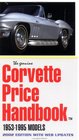 Corvette Price Handbook 2002 19531995 Models With Web Updates