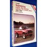 Toyota Pickup and 4Runner 2Wheel and 4Wheel Drive 19841988 Shop Manual