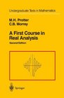 A First Course in Real Analysis