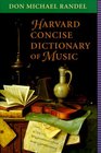Harvard Concise Dictionary of Music