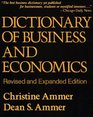 Dictionary of Business and Economics Rev Ed