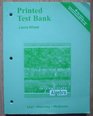 Intermediate Algebra Printed Test Bank
