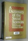 DICTIONARY OF THE SOCIAL SCIENCES