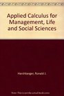 Applied Calculus For Management Life and Social Sciences