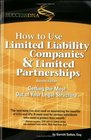 How to Use Limited Liability Companies  Limited Partnerships