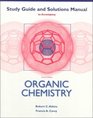 Student Study Guide/Solutions Manual to accompany Organic Chemistry