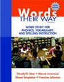Words Their Way: Word Study for Phonics, Vocabulary, and Spelling Instruction (5th Edition)