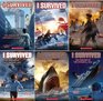 I Survived Series 6 Book Set Includes The Sinking of the Titanic 1912 I Survived the Shark Attacks of 1916 I Survived Hurricane Katrina 2005 I Survived the Bombing of Pearl Harbor 1941 I Survived the San Francisco Earthquake 1906I Survived the