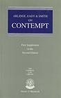 Arlidge Eady  Smith on Contempt 1st Supplement to the Second Edition