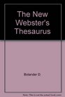 The New Webster's Thesaurus