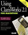 Using Clarisworks 21 for Macintosh