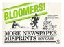 Bloomers More Newspaper Misprints