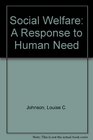 Social Welfare A Response to Human Need