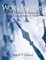 Work Systems The Methods Measurement  Management of Work
