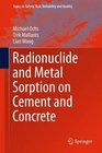 Radionuclide and metal sorption on cement and concrete