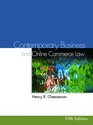 Contemporary Business Law and ECommerce Law