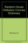 Random House Webster's Concise Dictionary