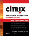 Citrix MetaFrame Access Suite Advanced Concepts  The Official Guide