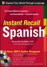Instant Recall Spanish 6Hour MP3 Audio Program