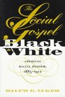 The Social Gospel in Black and White American Racial Reform 18851912