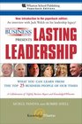 Nightly Business Report Presents Lasting Leadership What You Can Learn from the Top 25 Business People of our Times