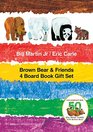 Brown Bear  Friends 4 Board Book Gift Set