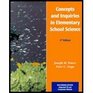 Concepts and Inquiries in Elementary Science