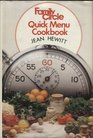 Family Circle Quick Menu Cookbook