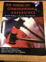 Constitutional Government The American Experience