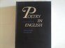 Poetry in English Second Edition