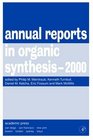 Annual Reports in Organic Synthesis 2000