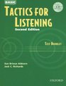 Basic Tactics for Listening Test Booklet with Audio CD