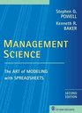 Management Science The Art of Modeling with Spreadsheets