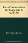 Fraud Examination for Managers  Auditors